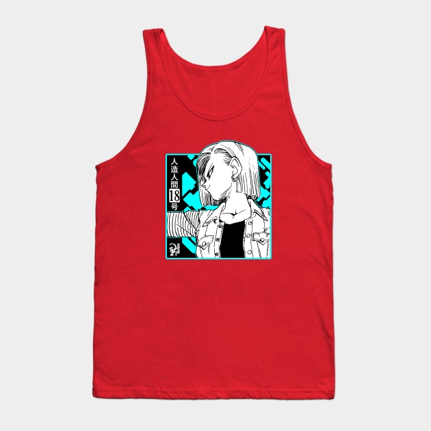 Android18Style Tank Top by Koburastyle